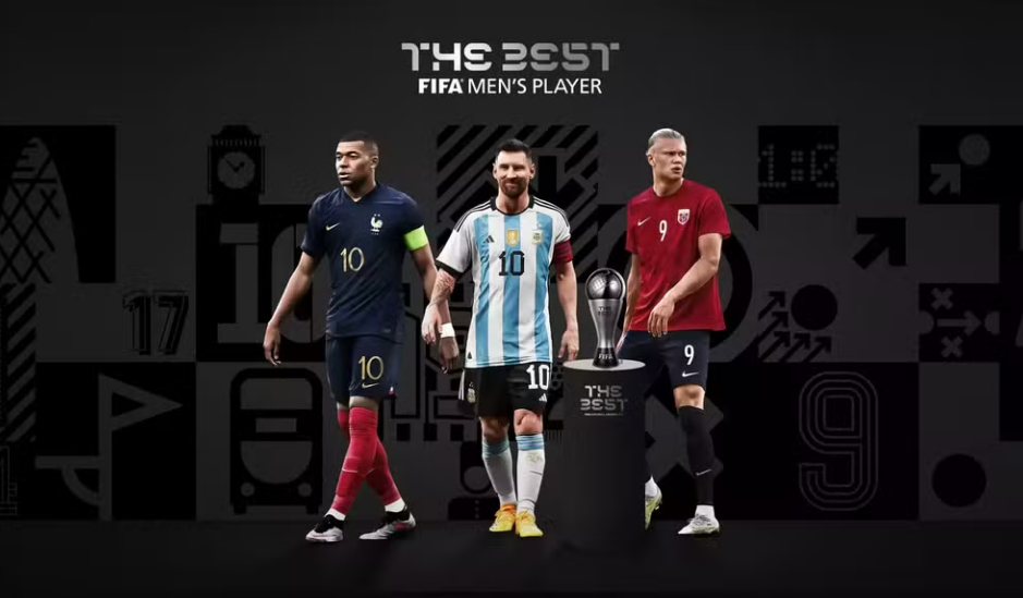 Messi, Haaland e Mbappé são os finalistas do Prêmio de Melhor Jogador do  Mundo da Fifa – RCA1